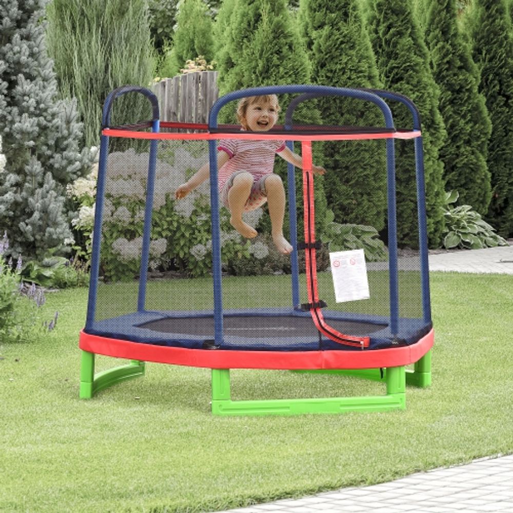 Kids top trampoline net
