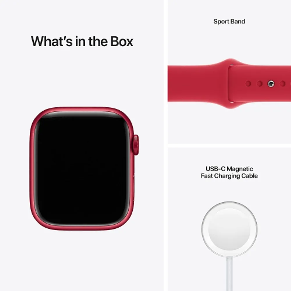 Apple Watch Series 7 | GPS – 41mm | Product RED | Aluminum Case