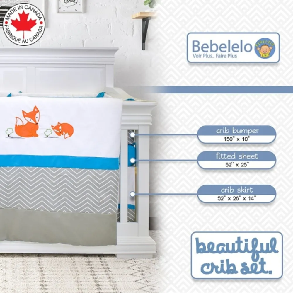 Bebelelo baby crib bedding top