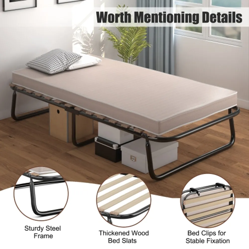 Twin size deals cot mattress
