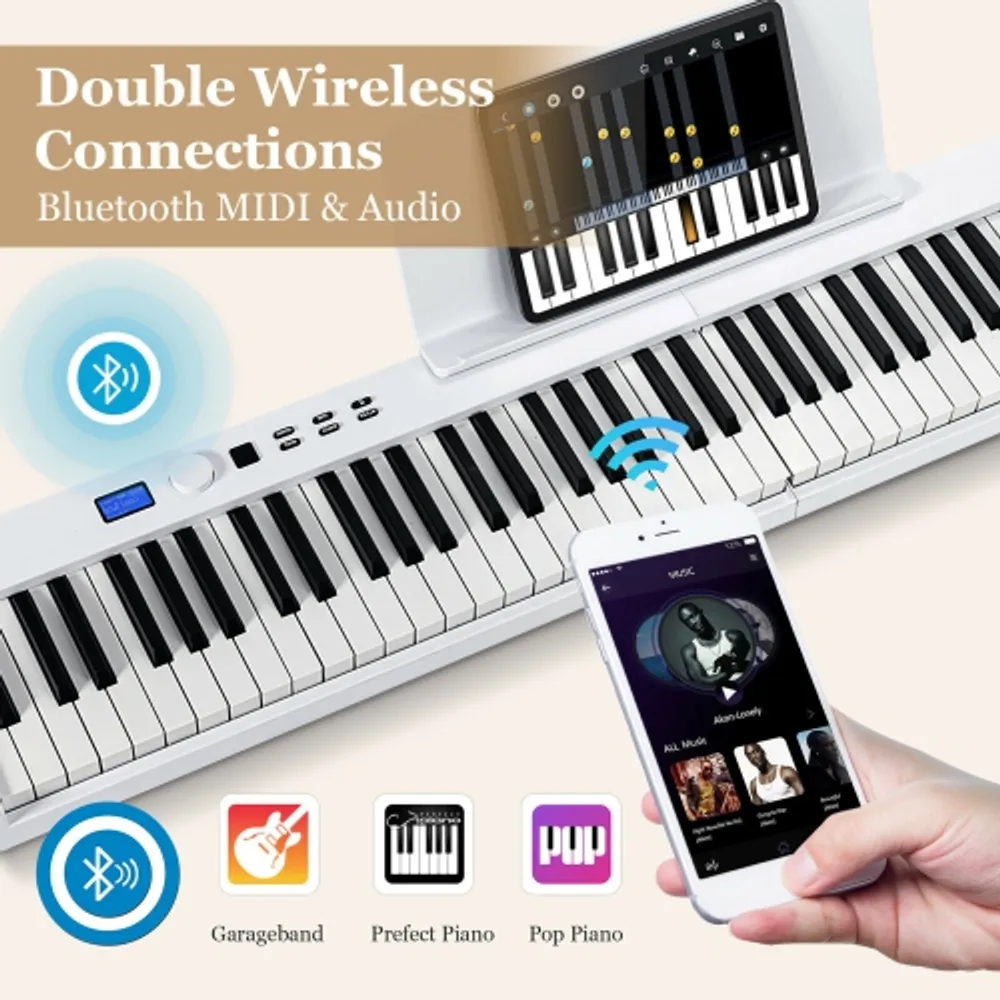 Gymax 88 key shop digital piano