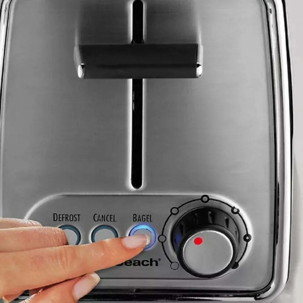 Hamilton Beach 2 Slice Modern Chrome Toaster 22785 Silver