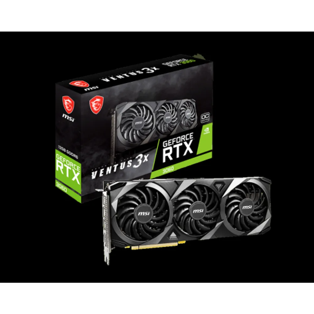 MSI GeForce RTX™ 3060 VENTUS 3X 12G OC Graphics Card | Galeries de