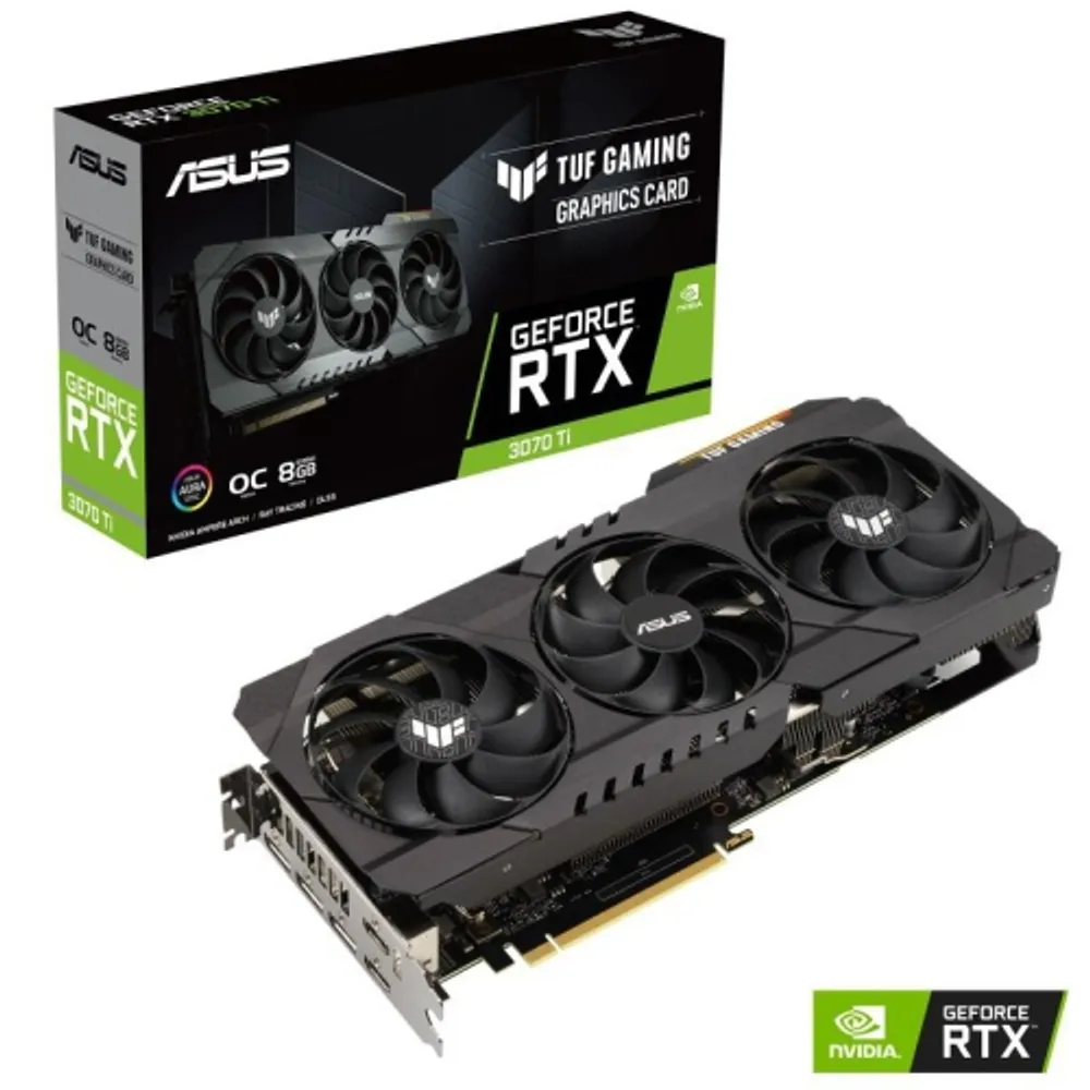 ASUS TUF Gaming GeForce RTX 3070 Ti OC Edition 8GB GDDR6X TUF