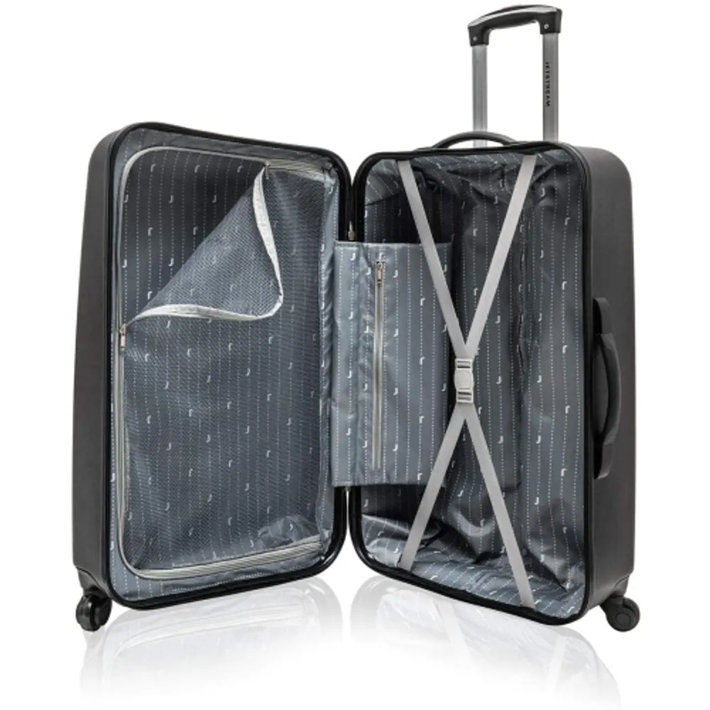 Jetstream 2 Piece Hardside Carry On Luggage Set Rolling Wheeled