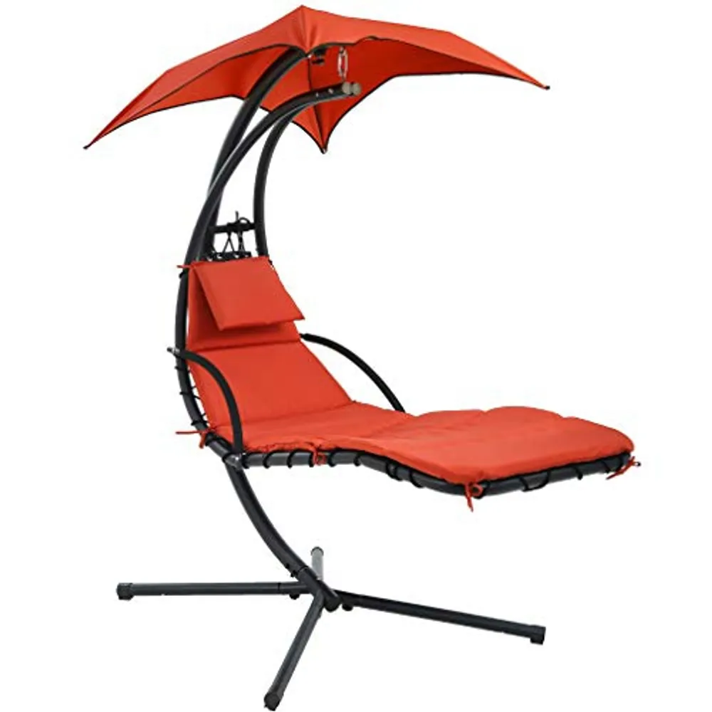 Hanging chaise lounger chair arc stand air porch swing hammock chair online canopy