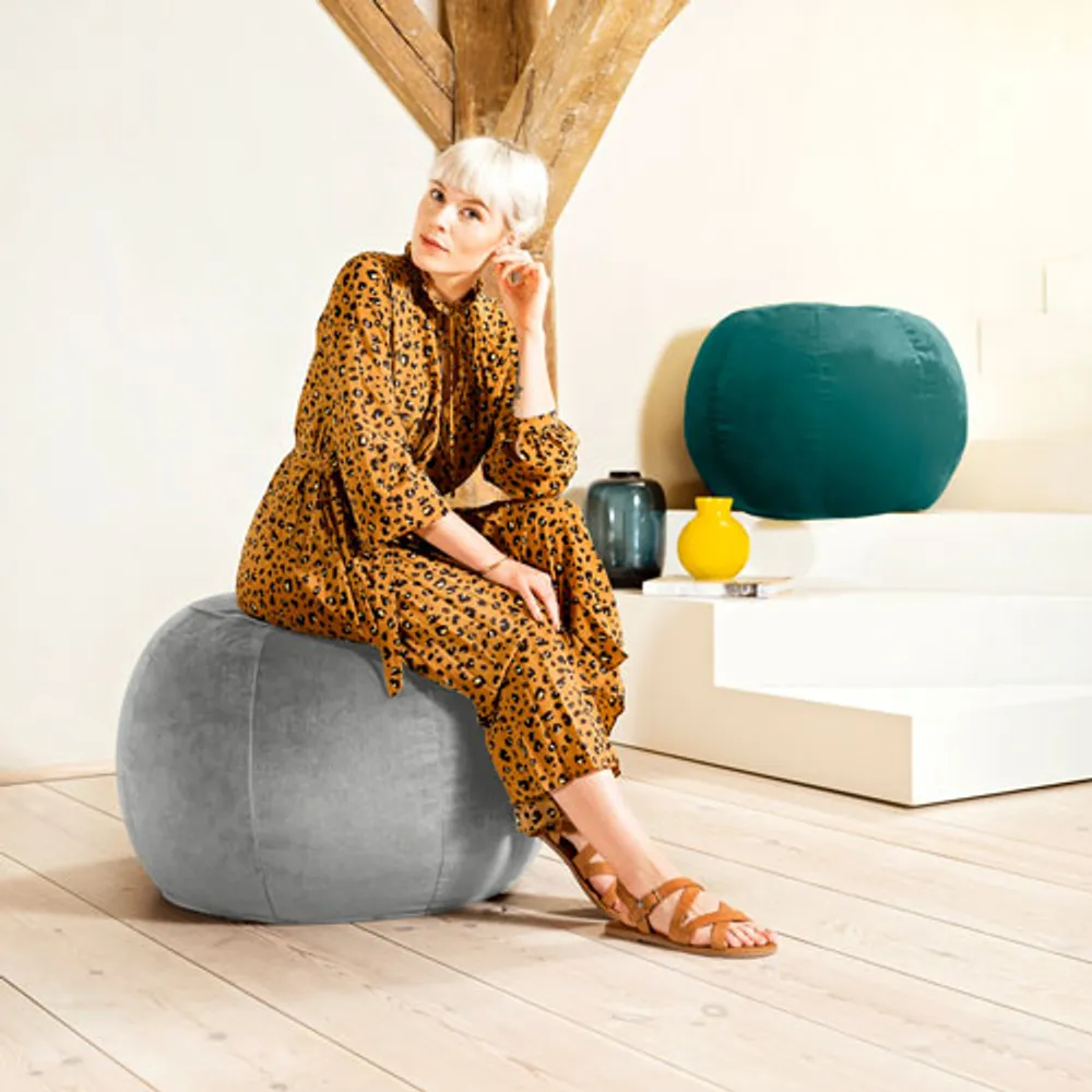 Gouchee Home Plump Velvet Polyester Pouf Bramalea City Centre