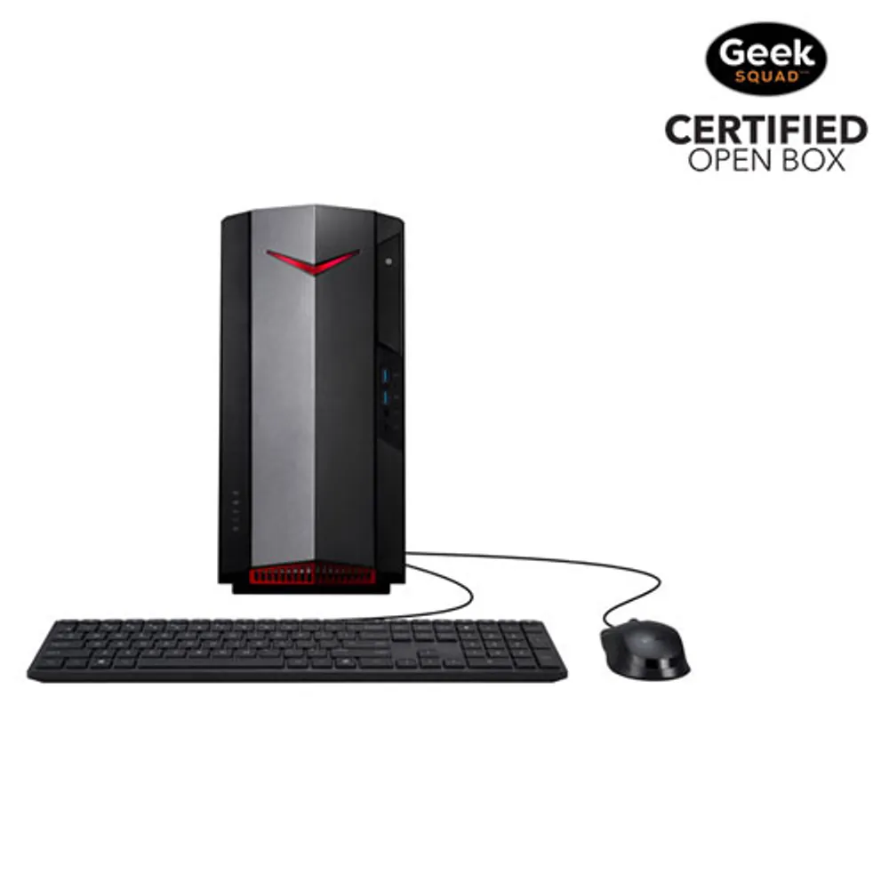 ACER Open Box Acer Nitro 50 Gaming PC (Ryzen R55600G/512GB SSD/8GB