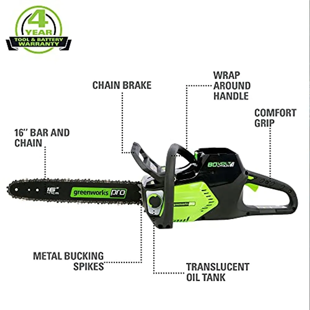 Greenworks 16 inch shop chainsaw