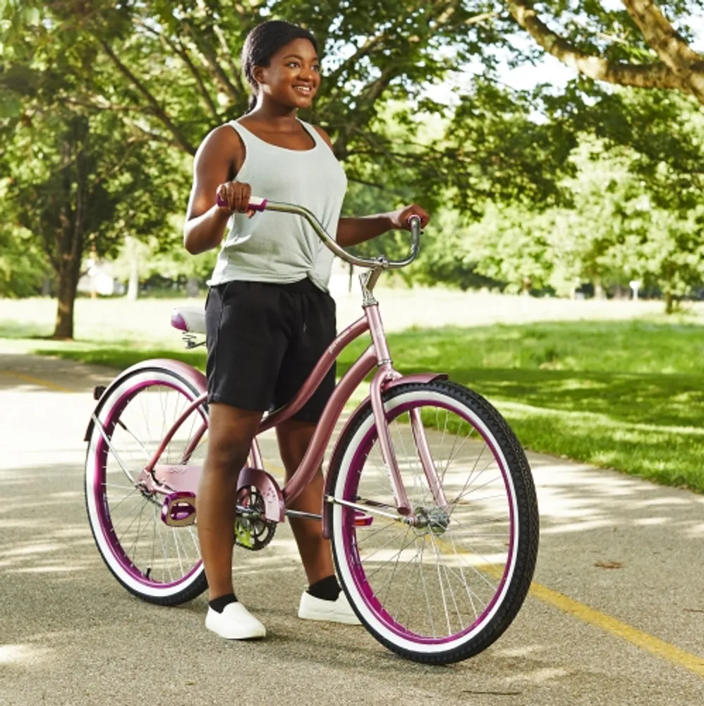 Huffy good vibrations women's cruiser clearance bike