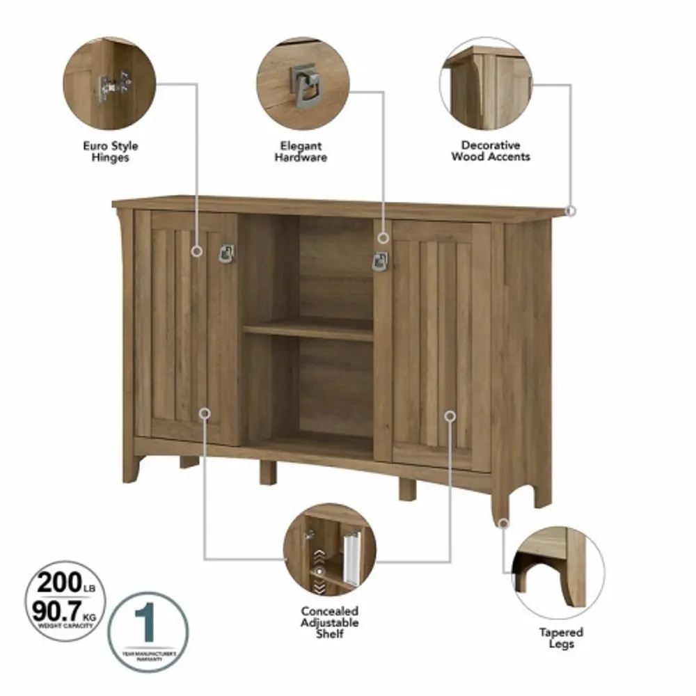 Bush furniture salinas accent cheap storage cabinet