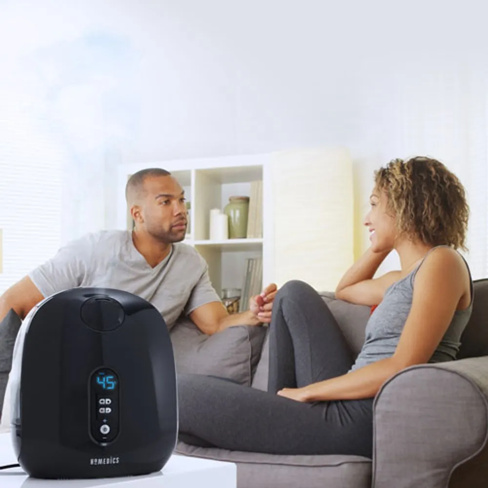 HoMedics Deluxe Ultrasonic Humidifier Black Bramalea