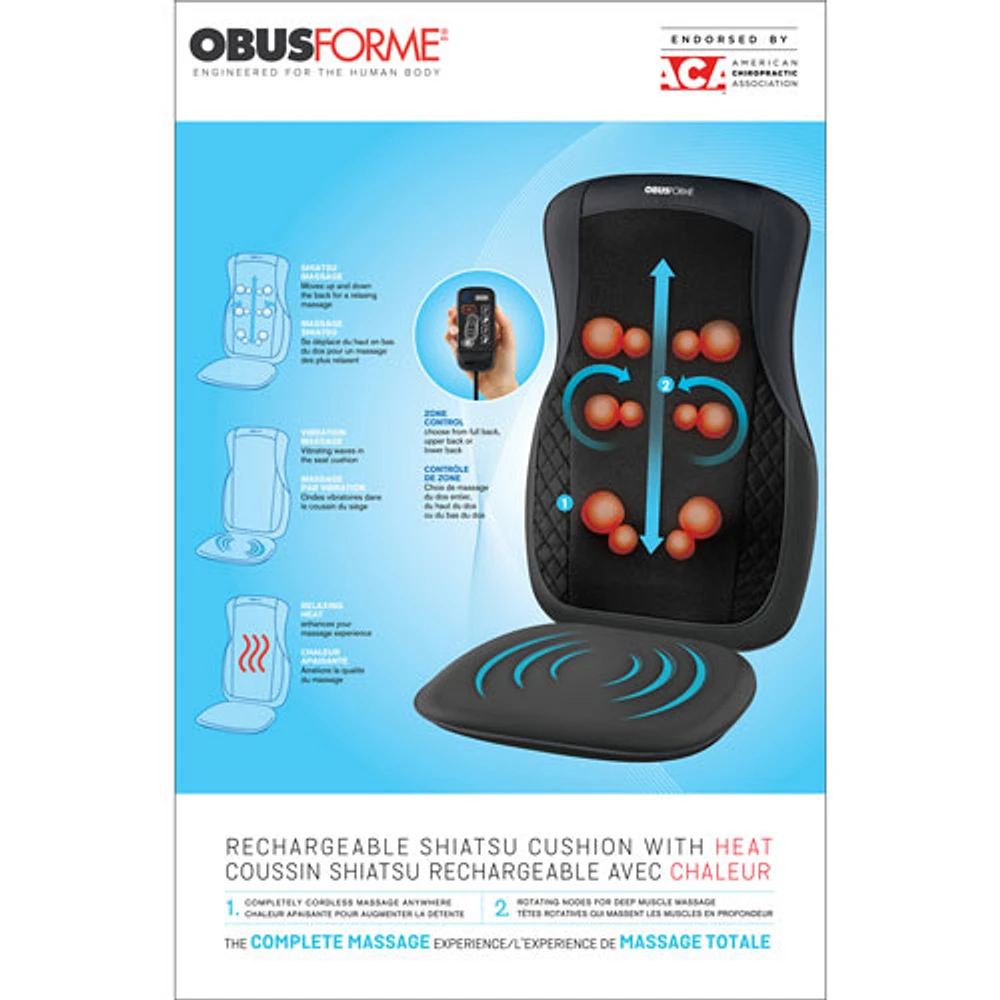 Obusforme deep kneading shiatsu cushion new arrivals
