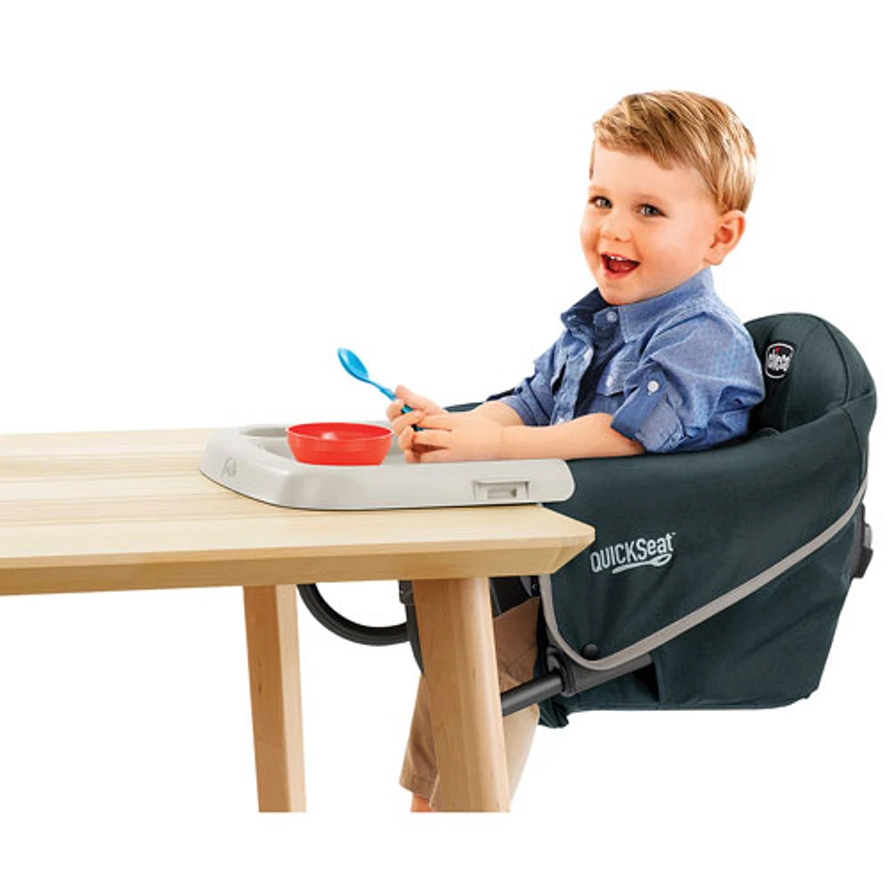 Chicco QuickSeat Foldable Hook On Chair with Tray Graphite