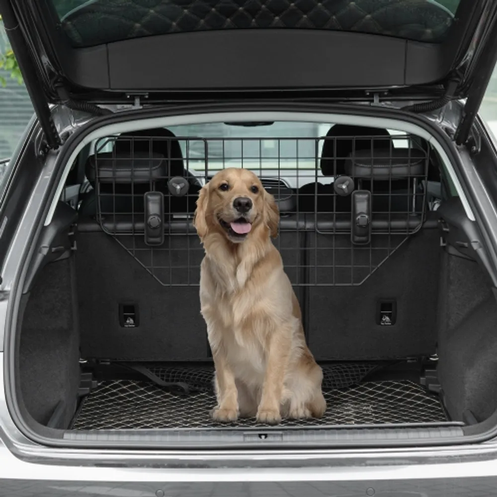 Suv pet store barrier with door