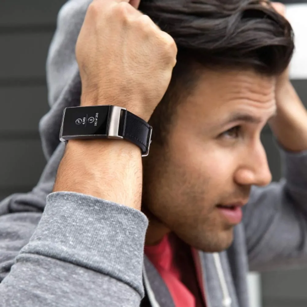 Fitbit charge 3 bands leather hot sale