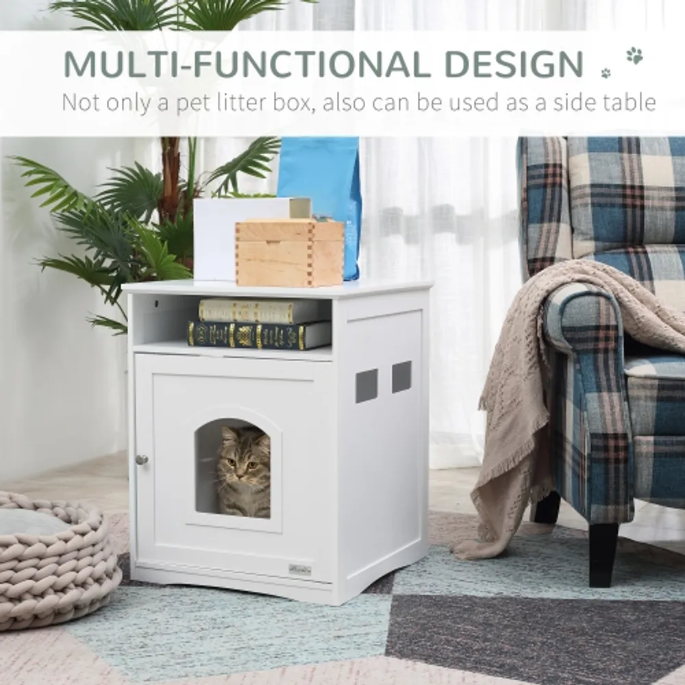 Palm tree cat litter box discount