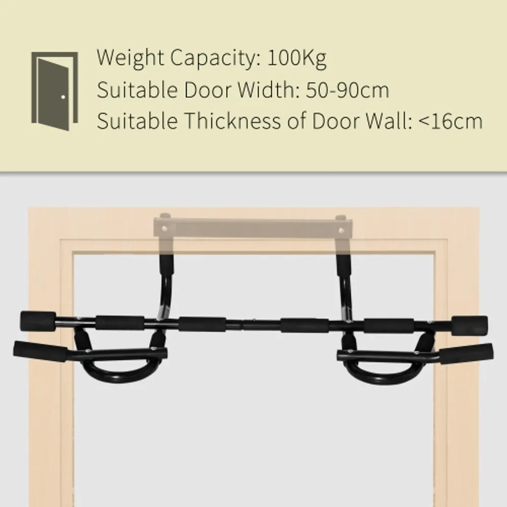 Door frame chin clearance up bar canada