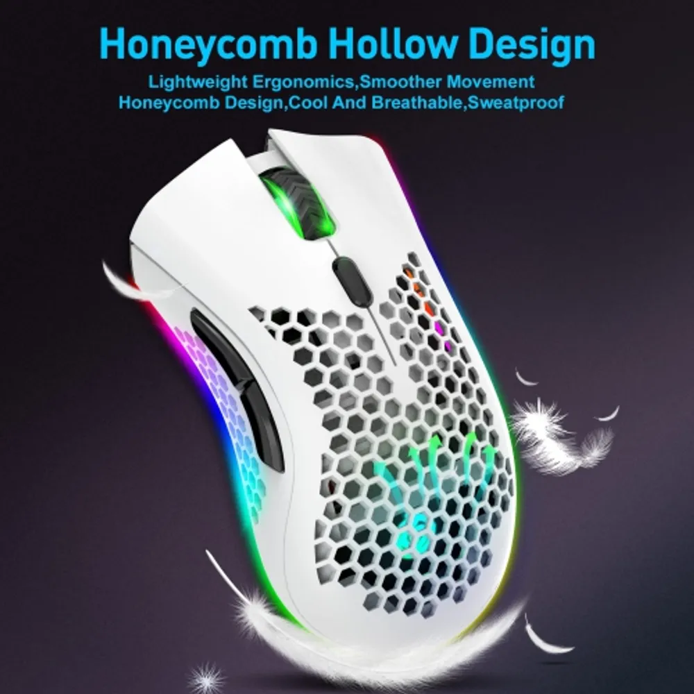 Wireless clearance honeycomb mouse