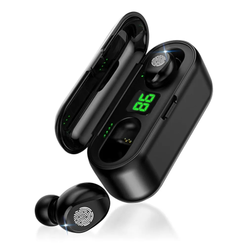 HLD F9 Wireless Bluetooth Earbuds - IPX-7 Waterproof - Touch