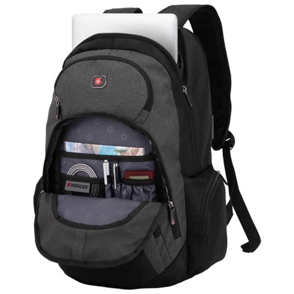 HOMIEE 30L Roll Top Backpack For Travel & Work - Waterproof, USB Charging Port, Laptop Compartment (Fits 17.3"), Black - View #10