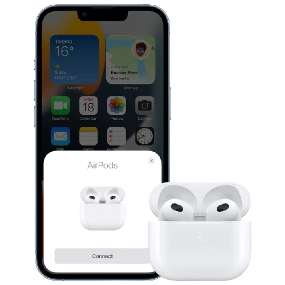 Airpods at store the mall