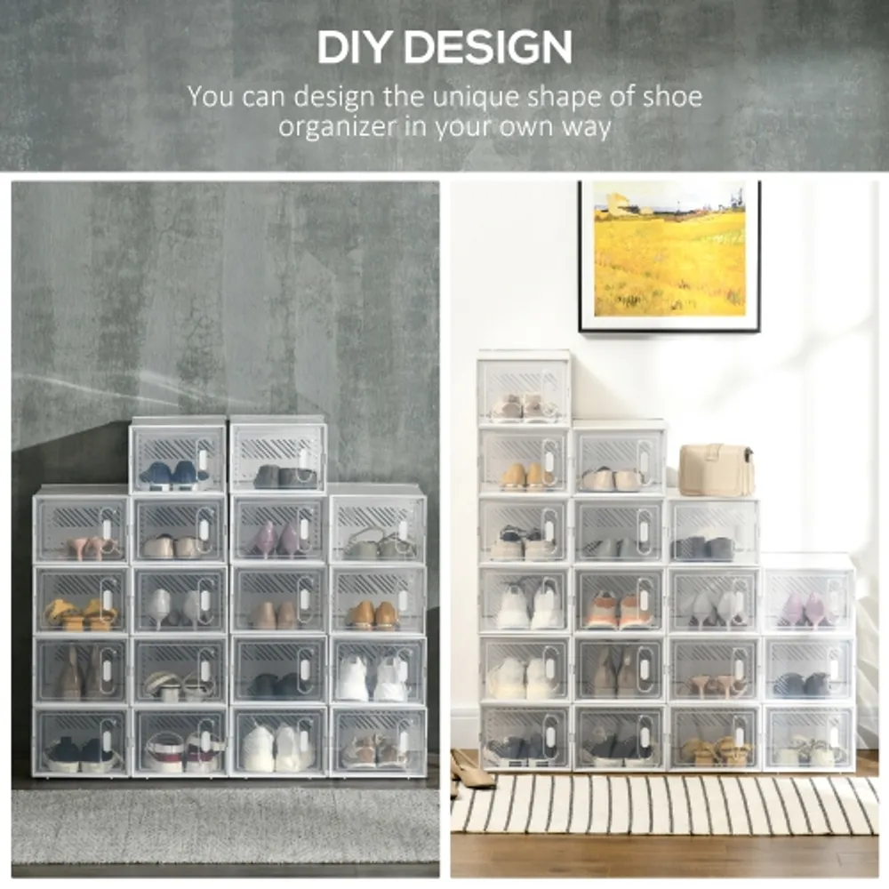 Plastic drawer cheap shoe storage