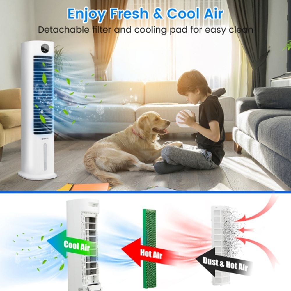 Hot air cooler top