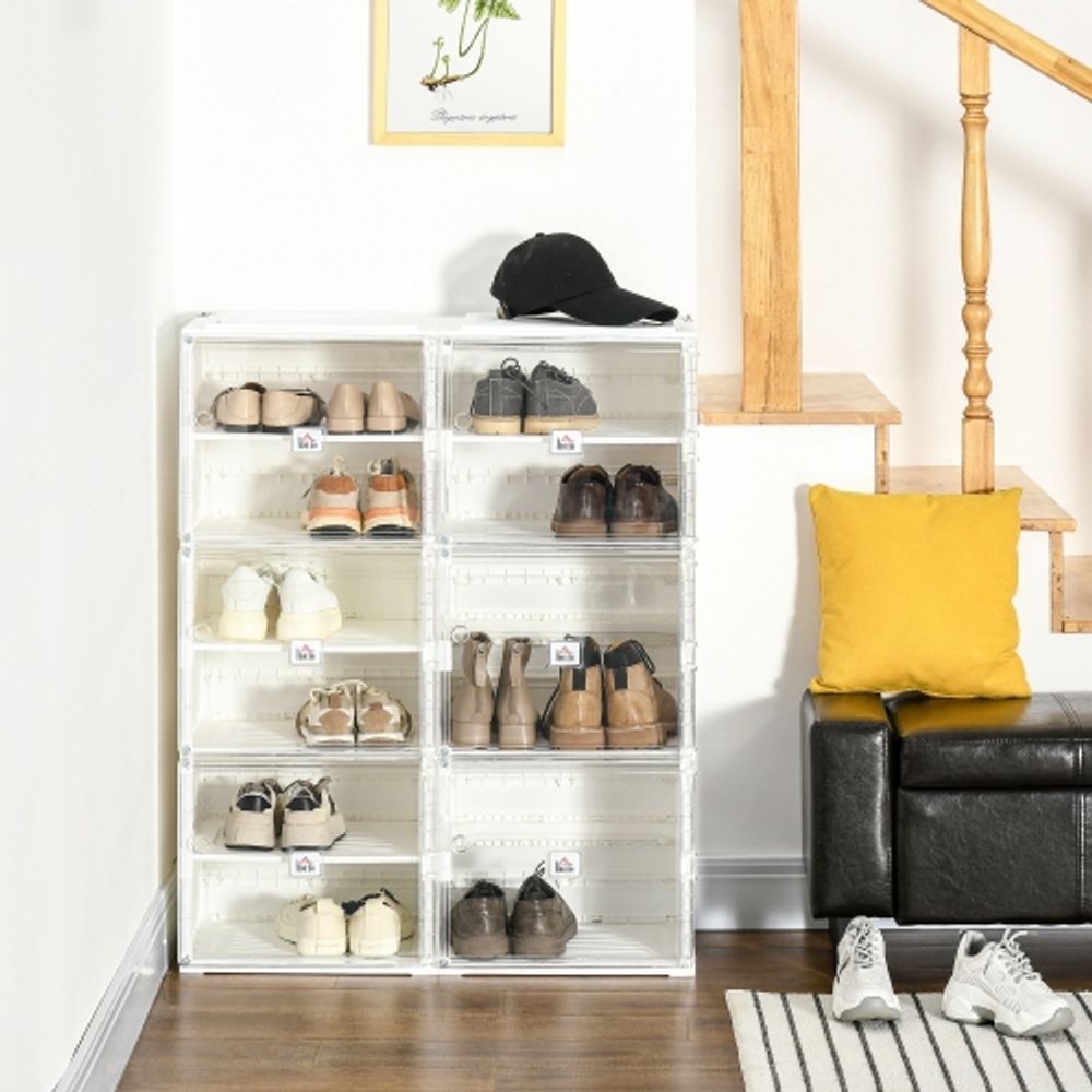 Portable store shoe storage