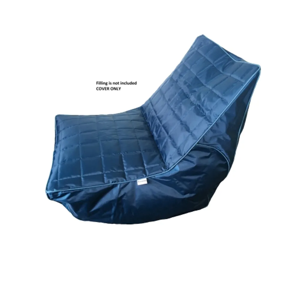 Boscoman Jumbo Gaming Beanbag Lounger Navy Teal COVER ONLY