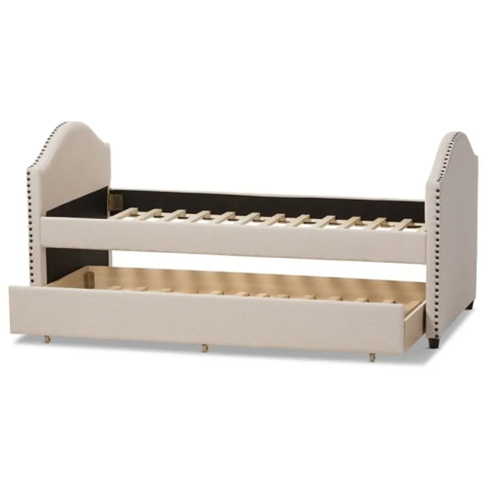 Cot size trundle shop bed