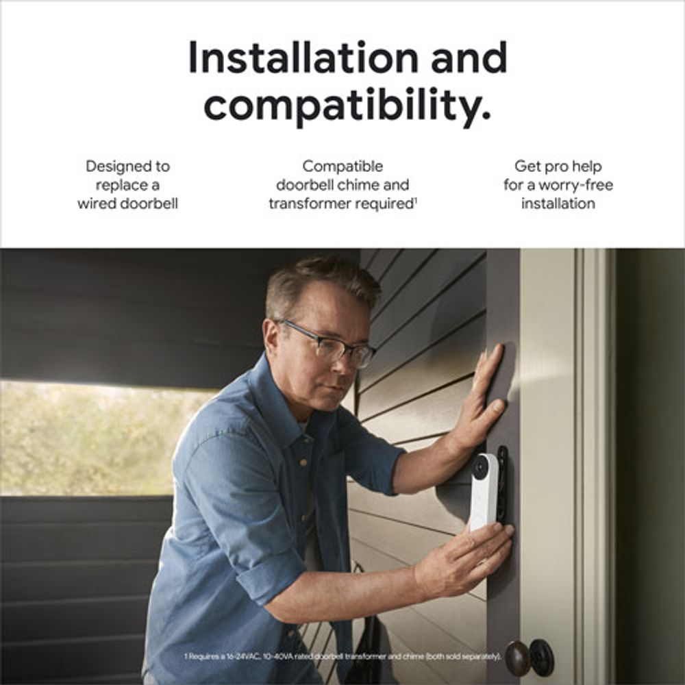 Nest doorbell discount transformer requirement