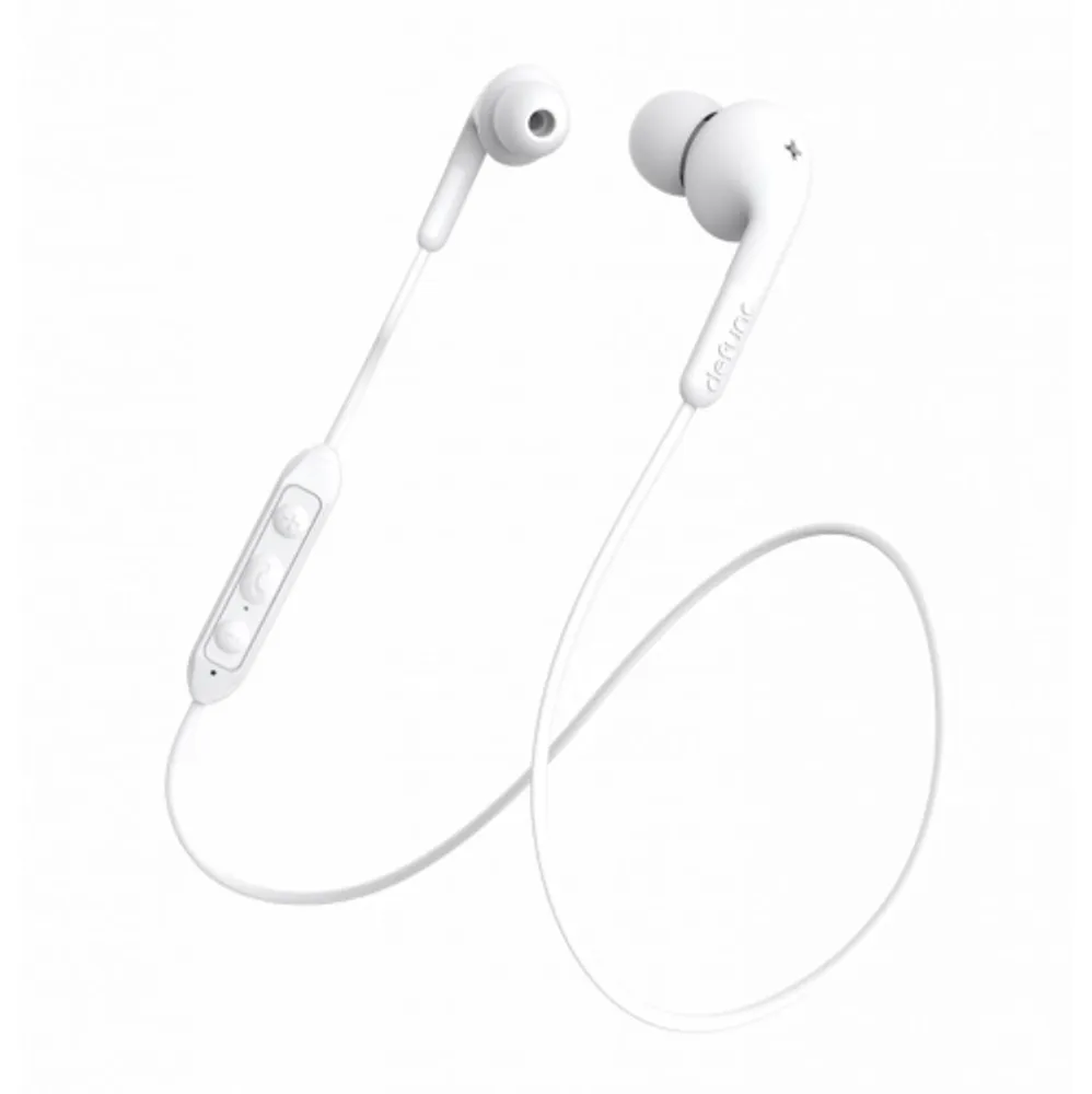 DeFunc Bluetooth Earbuds InEar PLUS Music White