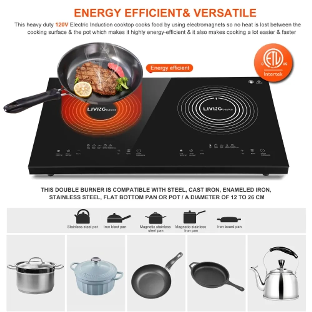 Induction cookware store on electric stove