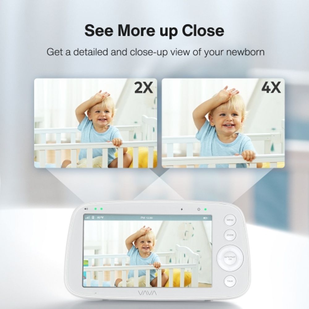 Vava baby monitor two cameras sales