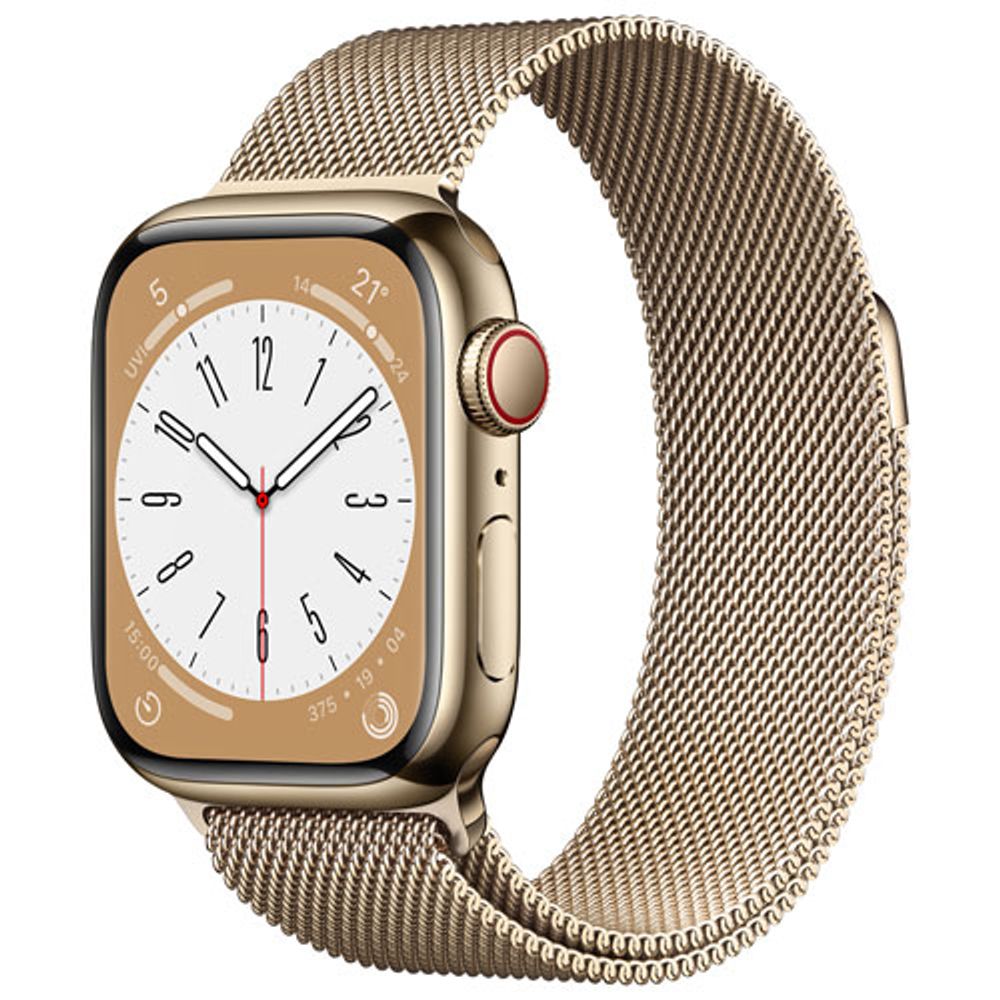 Apple Watch Series 8 (GPS + Cellular) 41mm Gold Stainless Steel