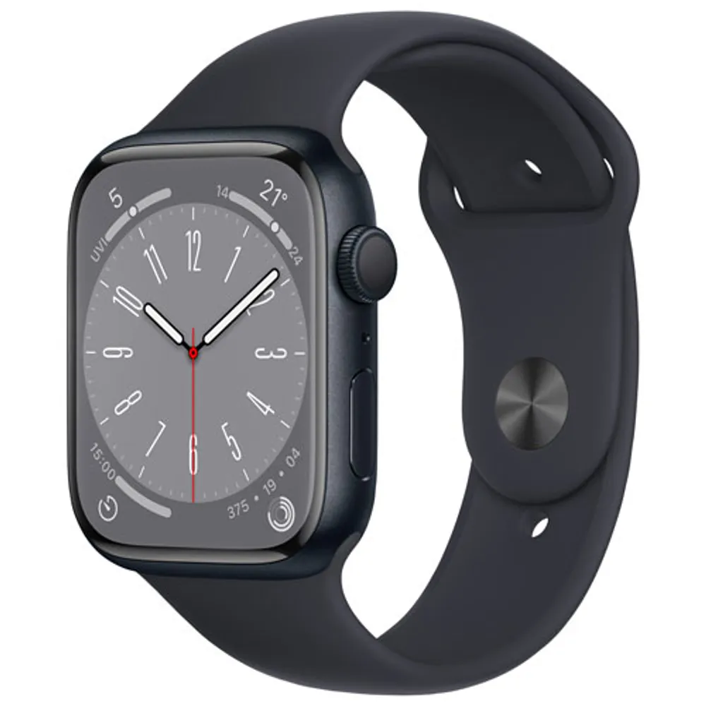 Apple Watch Series 8 (GPS) 45mm Midnight Aluminum Case with