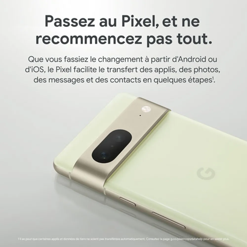 Google Pixel 7 128GB - Lemongrass - Unlocked | Galeries de la Capitale