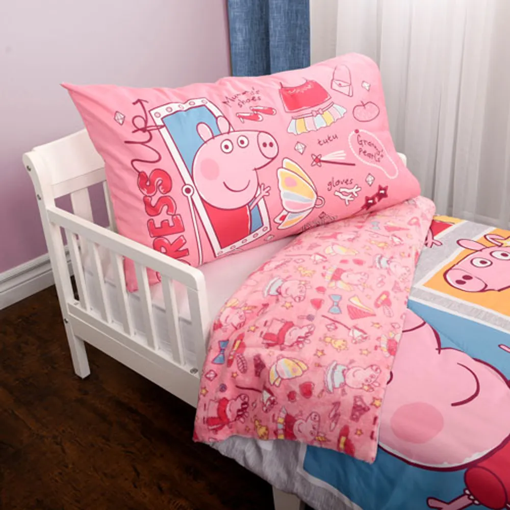Peppa Pig 2 Piece Toddler Bedding Set Pink Galeries de la Capitale