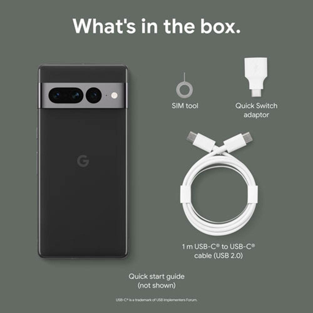 GOOGLE Koodo Google Pixel 7 Pro 128GB - Obsidian - Monthly Tab Payment |  Bramalea City Centre