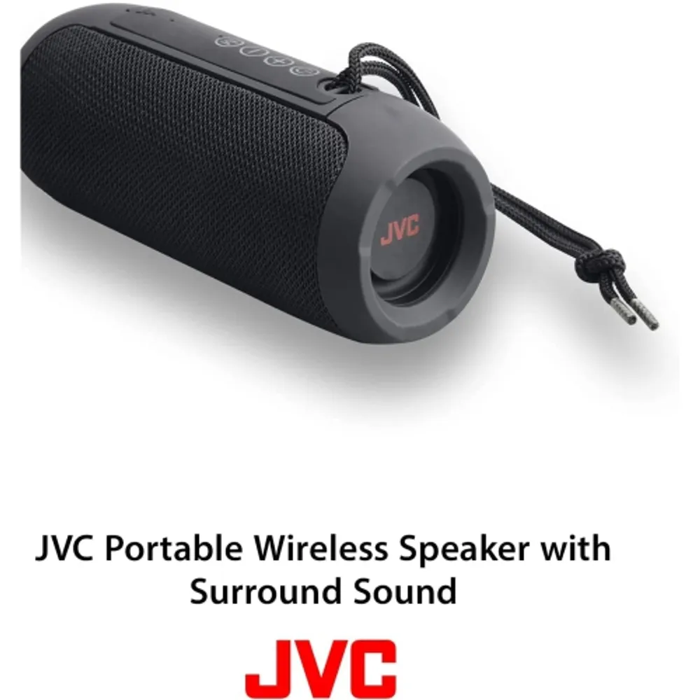 JVC Portable Wireless Speaker with Surround Sound Bluetooth 5.0