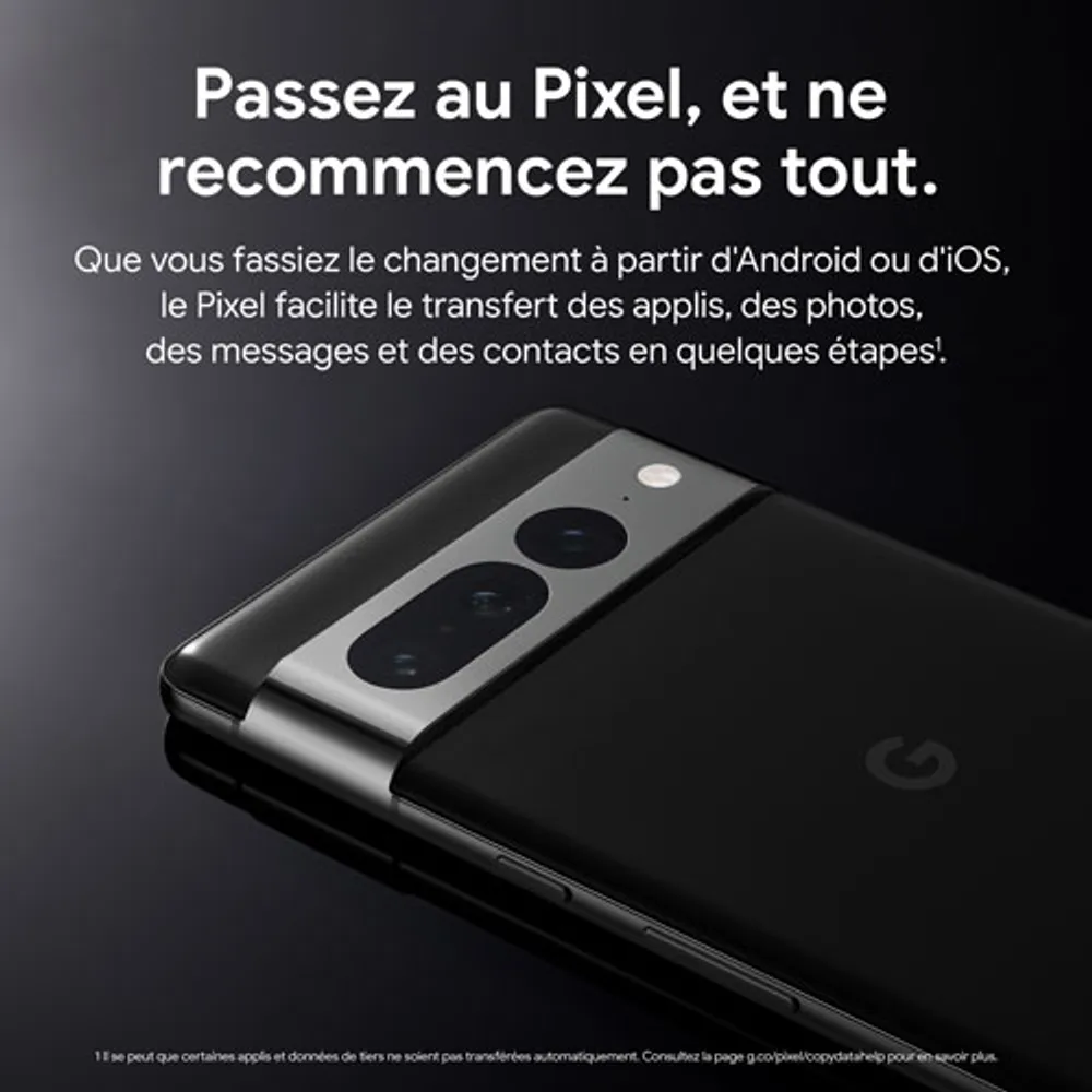 GOOGLE Rogers Google Pixel 7 Pro 128GB - Obsidian - Monthly