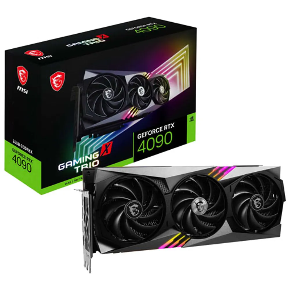 MSI GeForce RTX 4090 Gaming X Trio 24GB GDDR6X Video Card