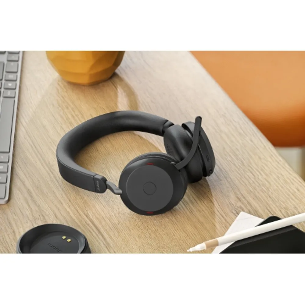 Jabra Evolve2 75 On-Ear Noise Cancelling Sound Isolating Wireless