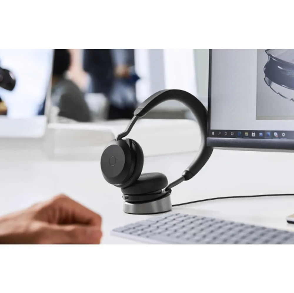 Jabra evolve 75 static noise outlet