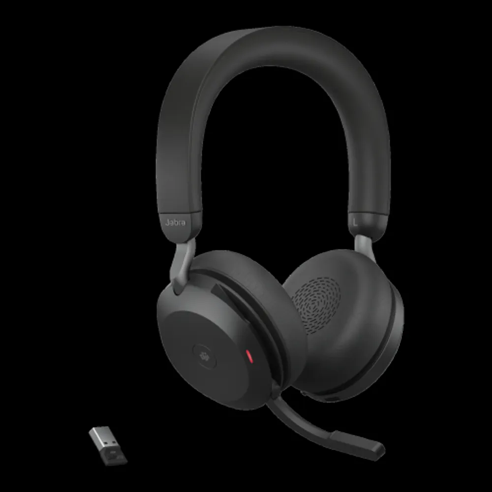 Jabra shop headset static
