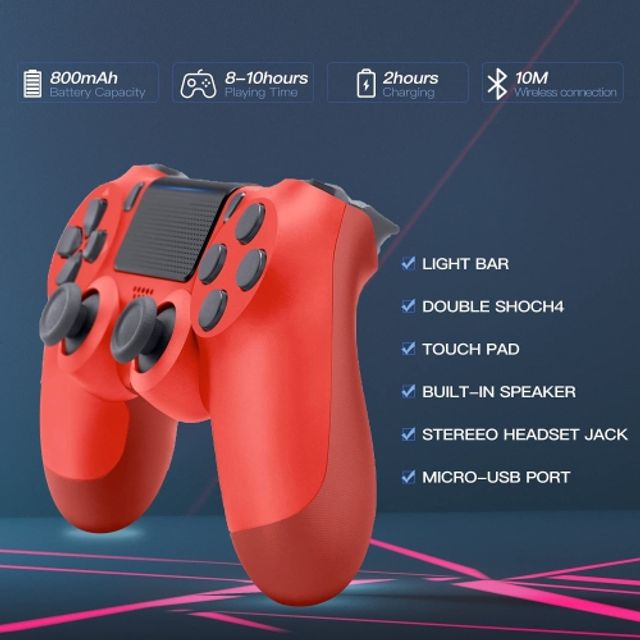 GENERIC Wireless Controller for PS4 Remote, P4 Gamepad for