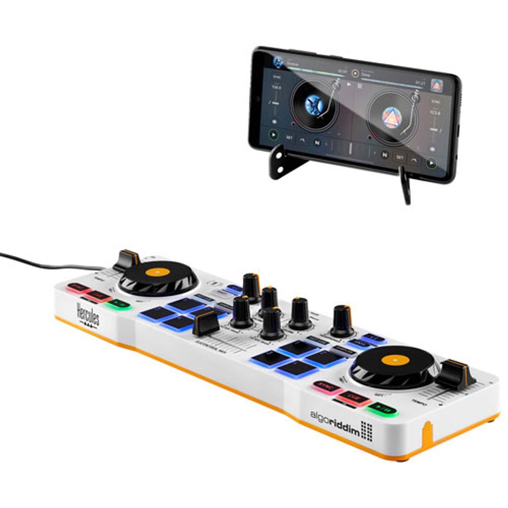 Hercules DJControl Mix Bluetooth Wireless DJ Controller for Smartphones