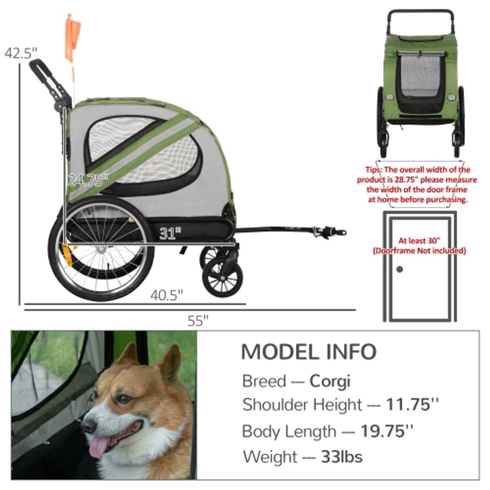Aosom cheap dog stroller