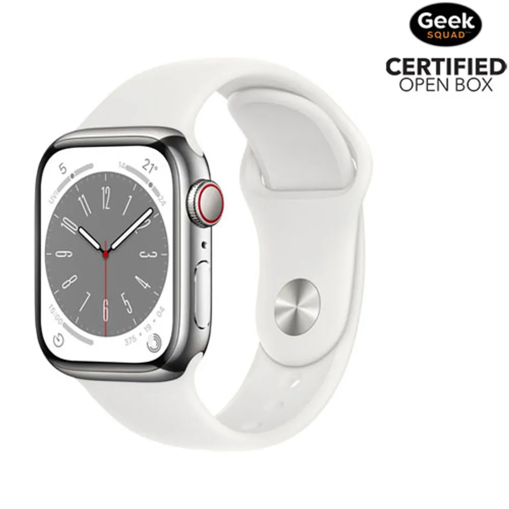 APPLE Open Box -Apple Watch Series 8 (GPS + Cellular) 41mm Silver